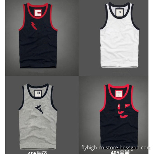 Wholesales Custom Loose Men Blank Cotton Tank Top